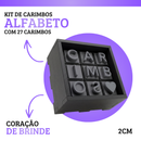 Carimbos Alfabeto Kit Completo
