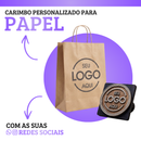 Carimbo Personalizado para Sacola Kraft (Papel)