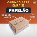Carimbo Personalizado para Caixa de Papelão