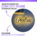Nome de Parede - LED