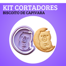 KIT CORTADORES DE BISCOITO - TEMA CAPIVARA (5 MODELOS)