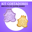 KIT CORTADORES DE BISCOITO - MUNDO SUPER MÁRIO (4 MODELOS)