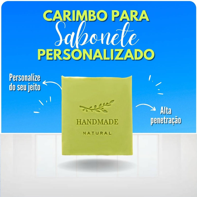 Carimbo Personalizado para Sabonete