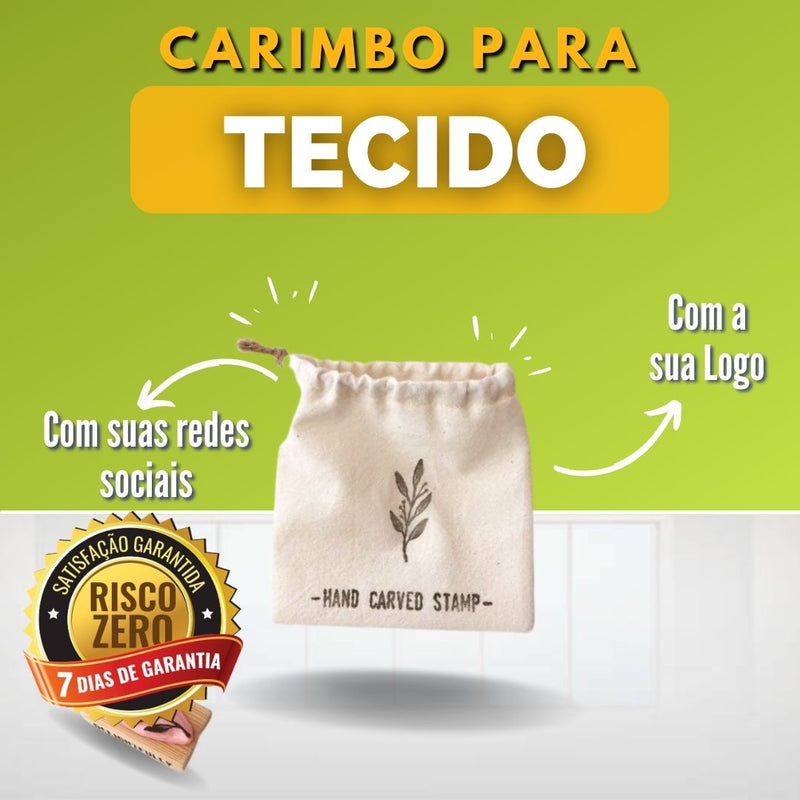 Carimbo Personalizado para Tecido