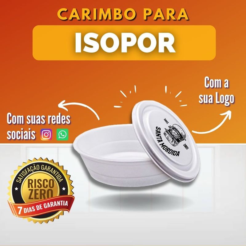 Carimbo Personalizado para Isopor