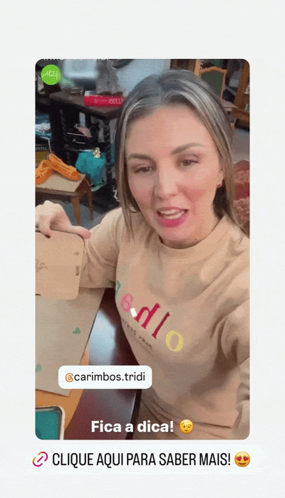 Carimbo 16cm² para todas as embalagens